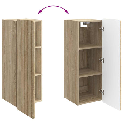 vidaXL Wall-Mounted Cabinet Sonoma Oak 33 x 34.5 x 94 cm