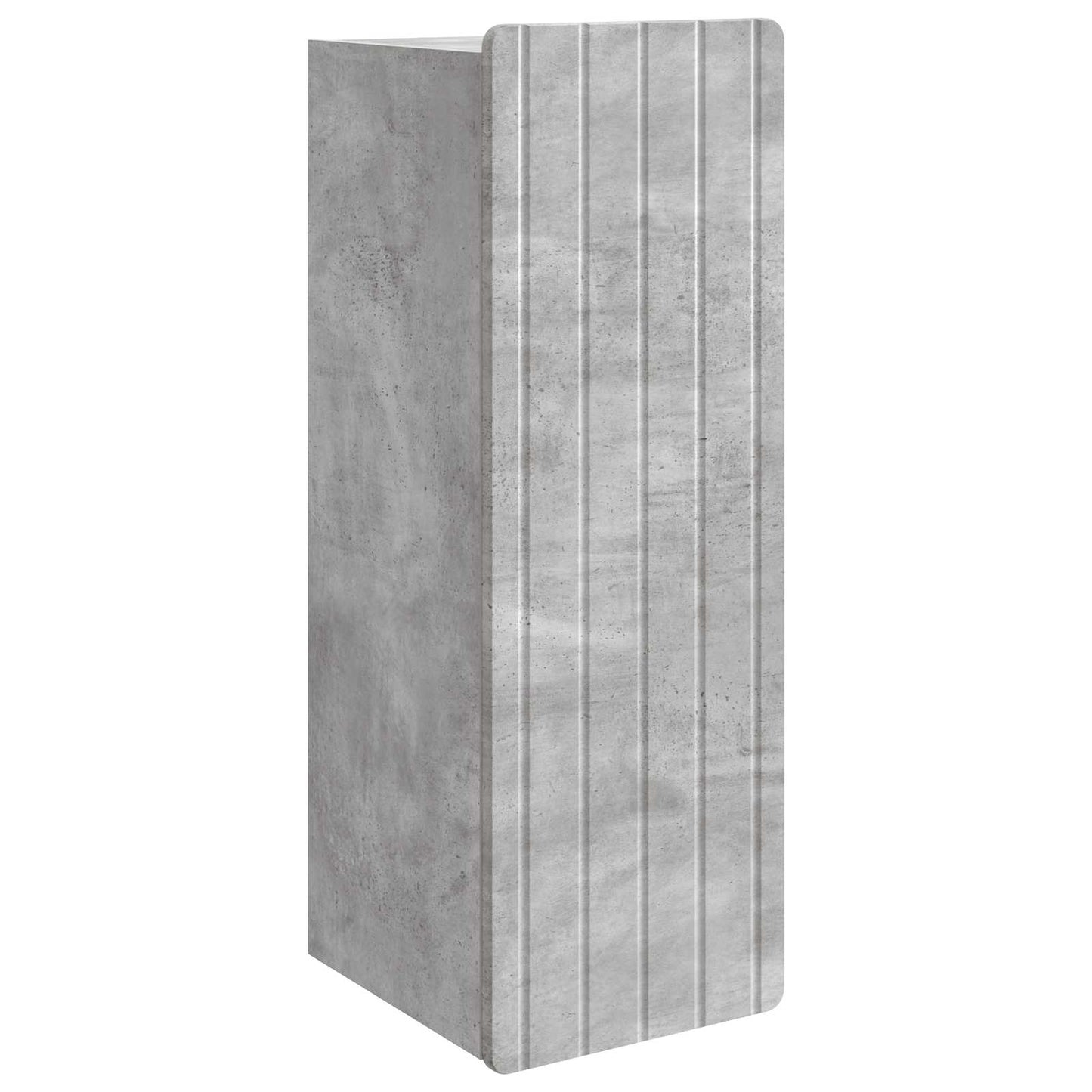 vidaXL Wall-Mounted Cabinet Concrete Grey 33 x 34.5 x 94 cm