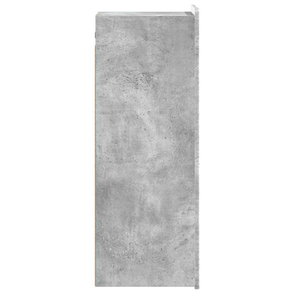 vidaXL Wall-Mounted Cabinet Concrete Grey 33 x 34.5 x 94 cm