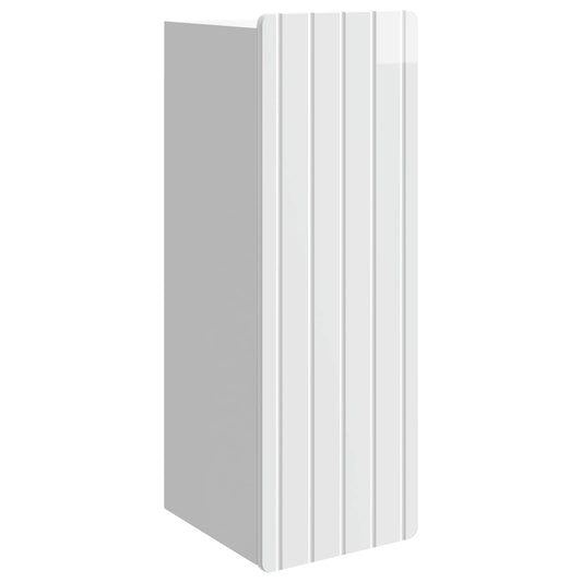 vidaXL Wall-Mounted Cabinet High Gloss White 33 x 34.5 x 94 cm