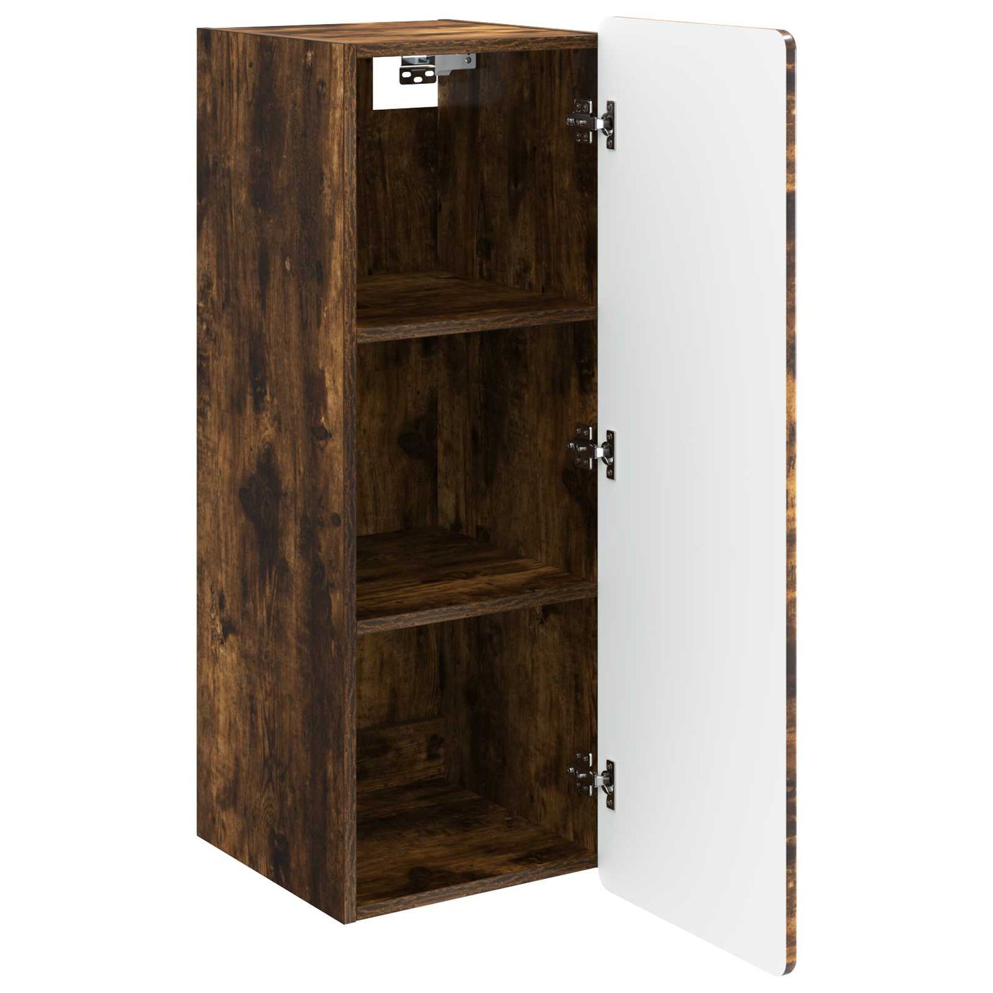vidaXL Wall-Mounted Cabinet Smoked Oak 33 x 34.5 x 94 cm