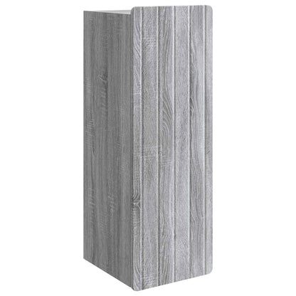 vidaXL Wall-Mounted Cabinet Grey Sonoma 33 x 34.5 x 94 cm