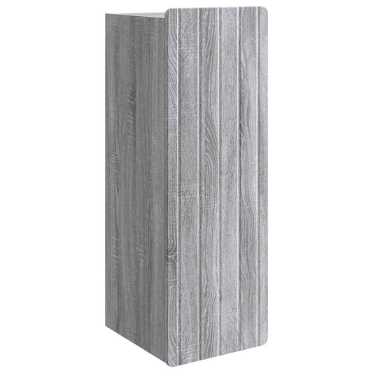 vidaXL Wall-Mounted Cabinet Grey Sonoma 33 x 34.5 x 94 cm