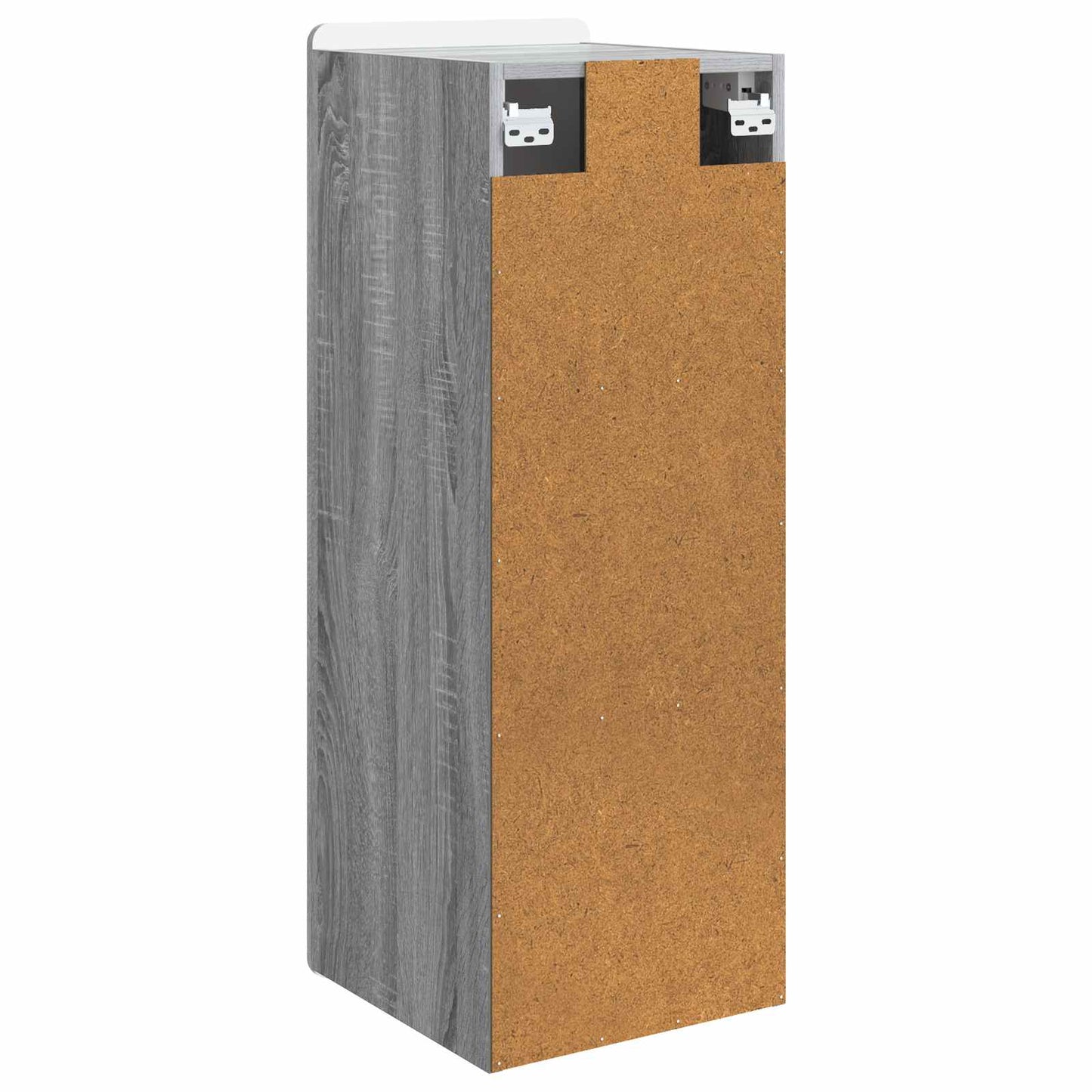 vidaXL Wall-Mounted Cabinet Grey Sonoma 33 x 34.5 x 94 cm