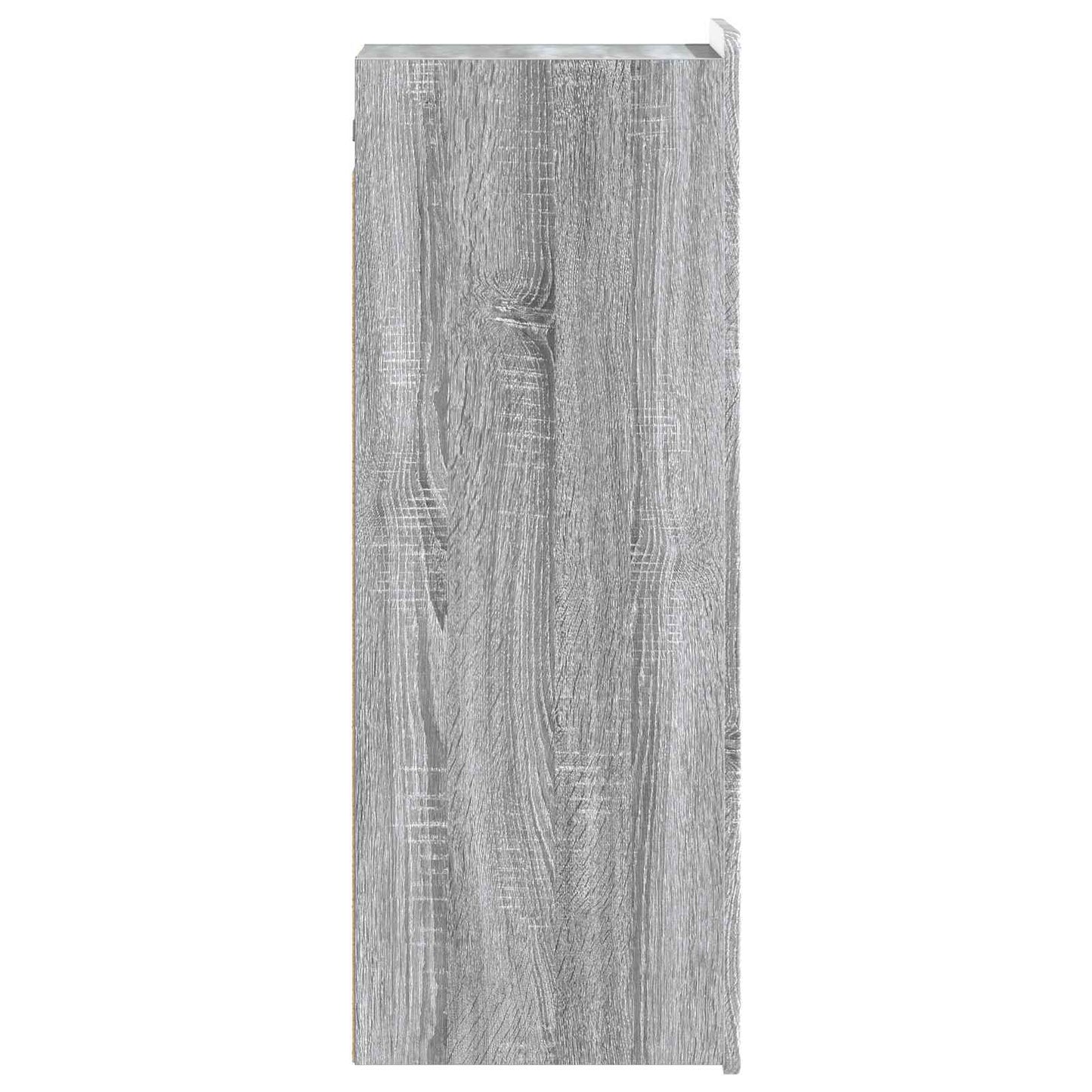 vidaXL Wall-Mounted Cabinet Grey Sonoma 33 x 34.5 x 94 cm
