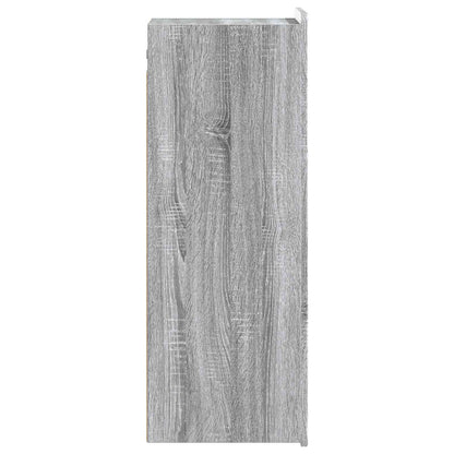vidaXL Wall-Mounted Cabinet Grey Sonoma 33 x 34.5 x 94 cm