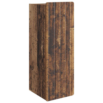 vidaXL Wall-Mounted Cabinet Old Wood 33 x 34.5 x 94 cm Engineered Wood