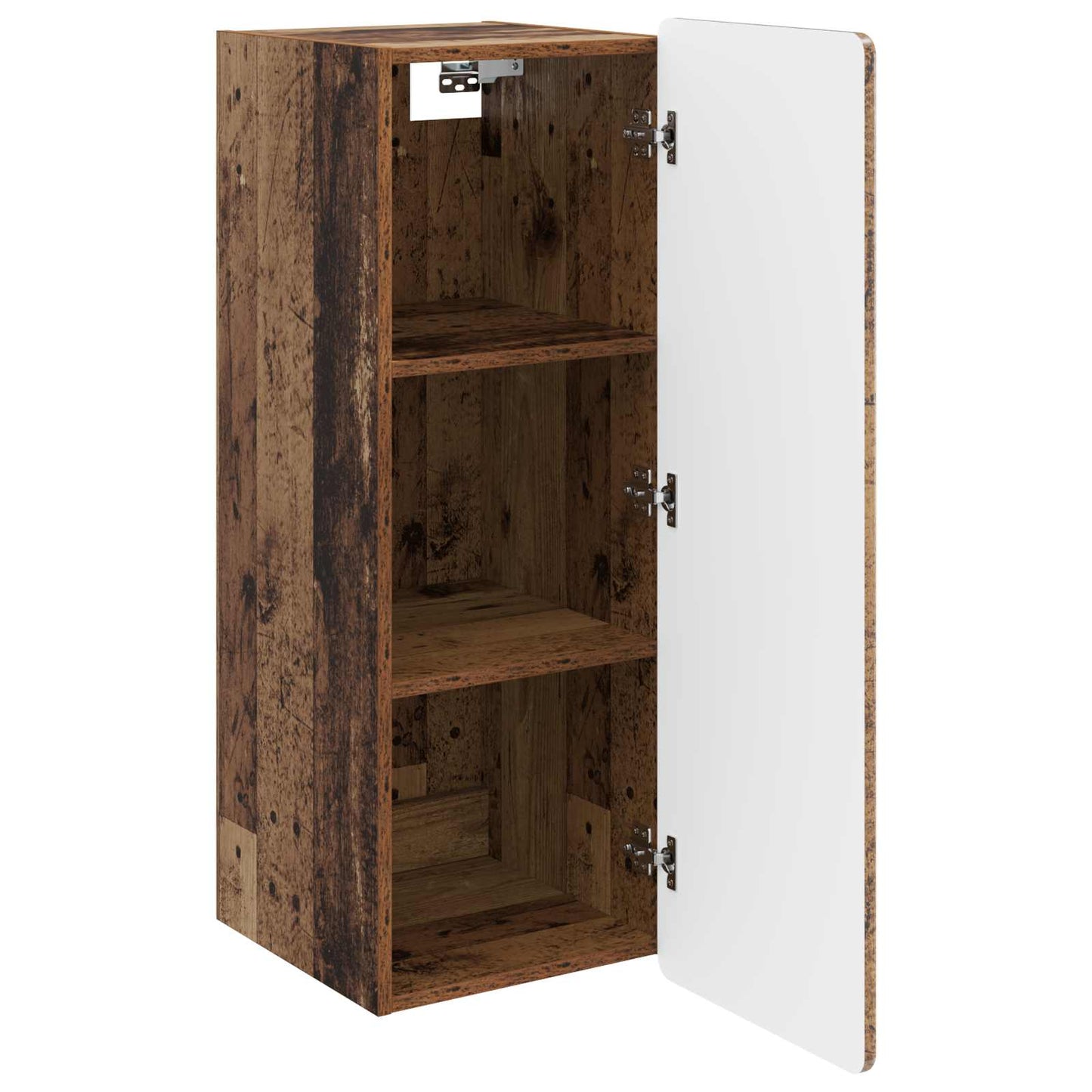 vidaXL Wall-Mounted Cabinet Old Wood 33 x 34.5 x 94 cm Engineered Wood