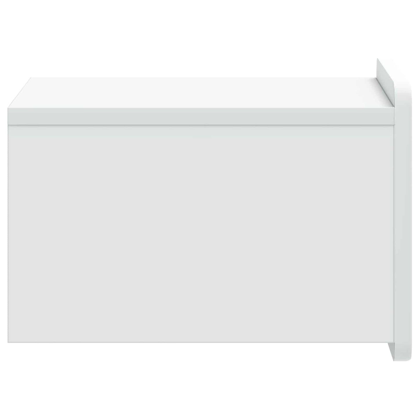 vidaXL Wall-Mounted Bedside Cabinet 2 pcs White 33 x 34.5 x 24 cm