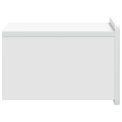 vidaXL Wall-Mounted Bedside Cabinet 2 pcs White 33 x 34.5 x 24 cm