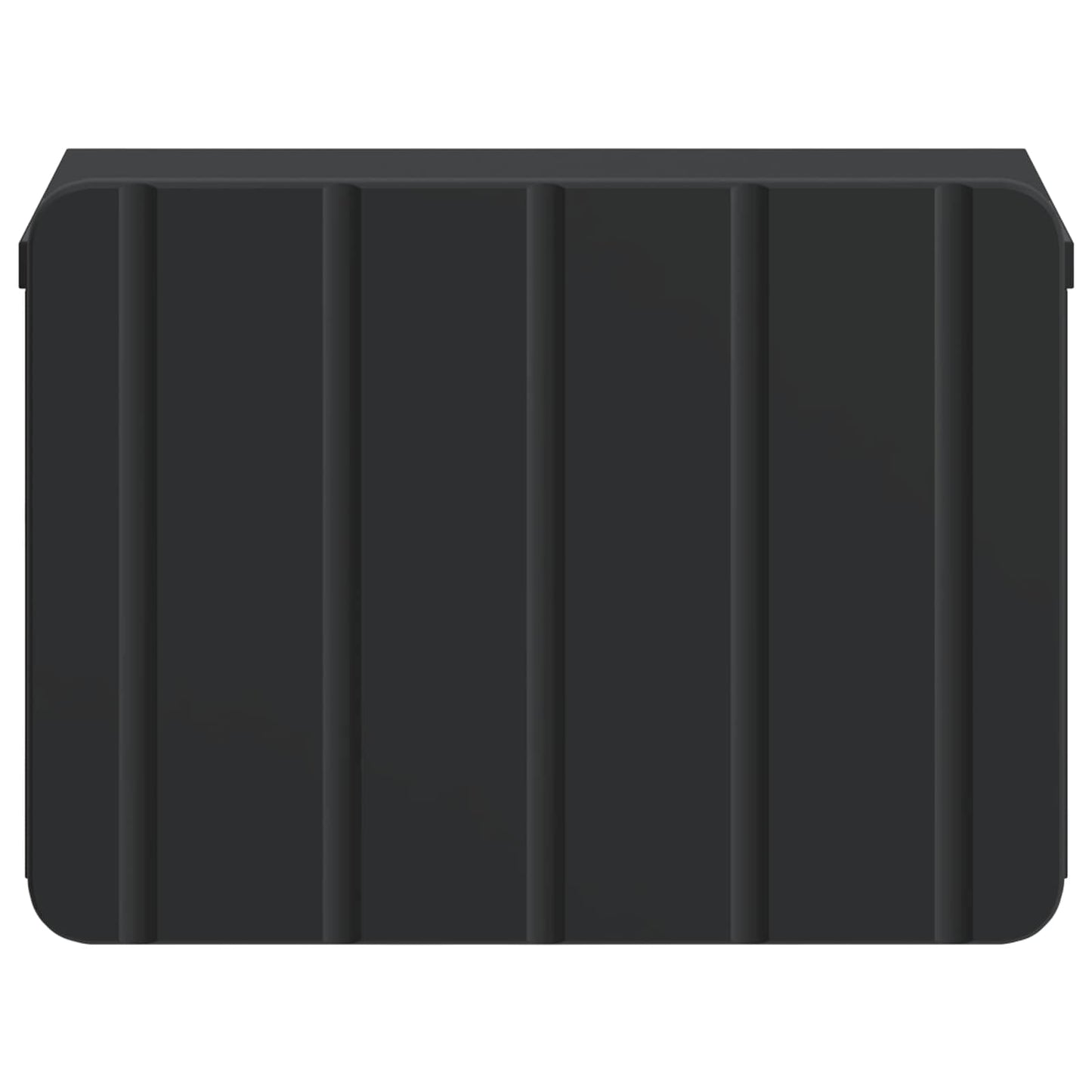 vidaXL Wall-Mounted Bedside Cabinet Black 33 x 34.5 x 24 cm
