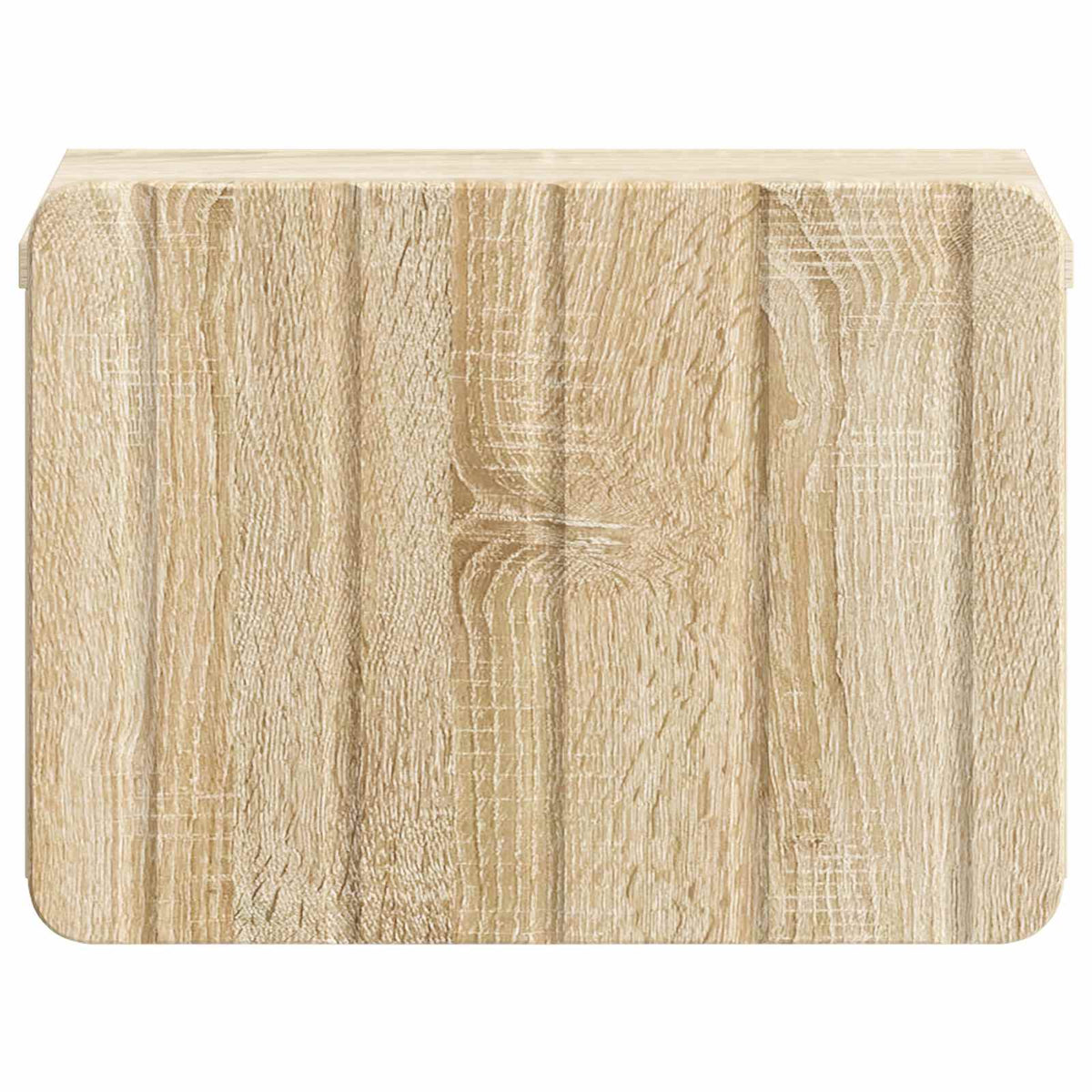 vidaXL Wall-Mounted Bedside Cabinet Sonoma Oak 33 x 34.5 x 24 cm