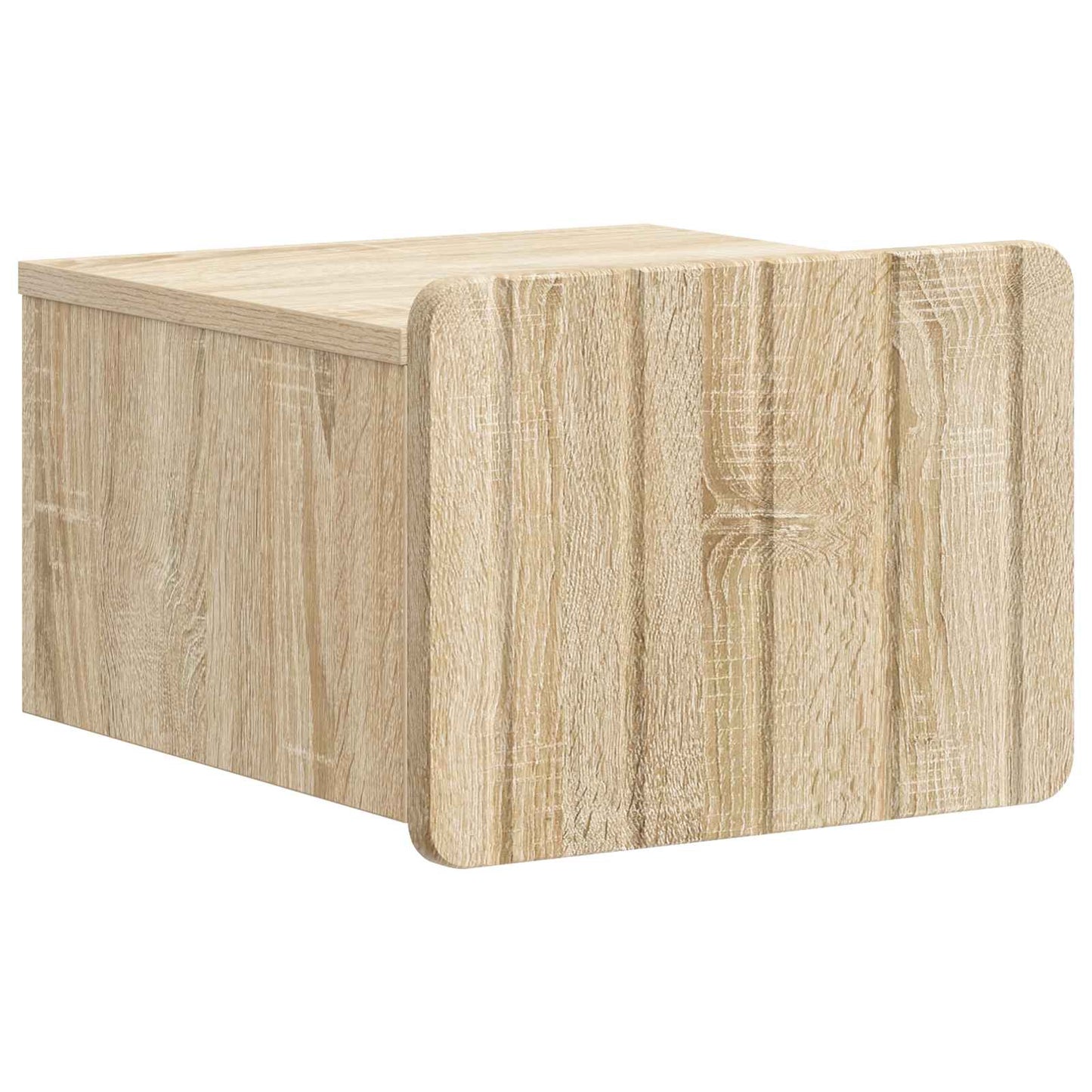 vidaXL Wall-Mounted Bedside Cabinet 2 pcs Sonoma Oak 33 x 34.5 x 24 cm