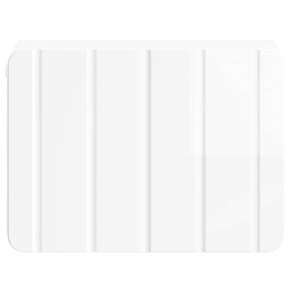 vidaXL Wall-Mounted Bedside Cabinet High Gloss White 33 x 34.5 x 24 cm