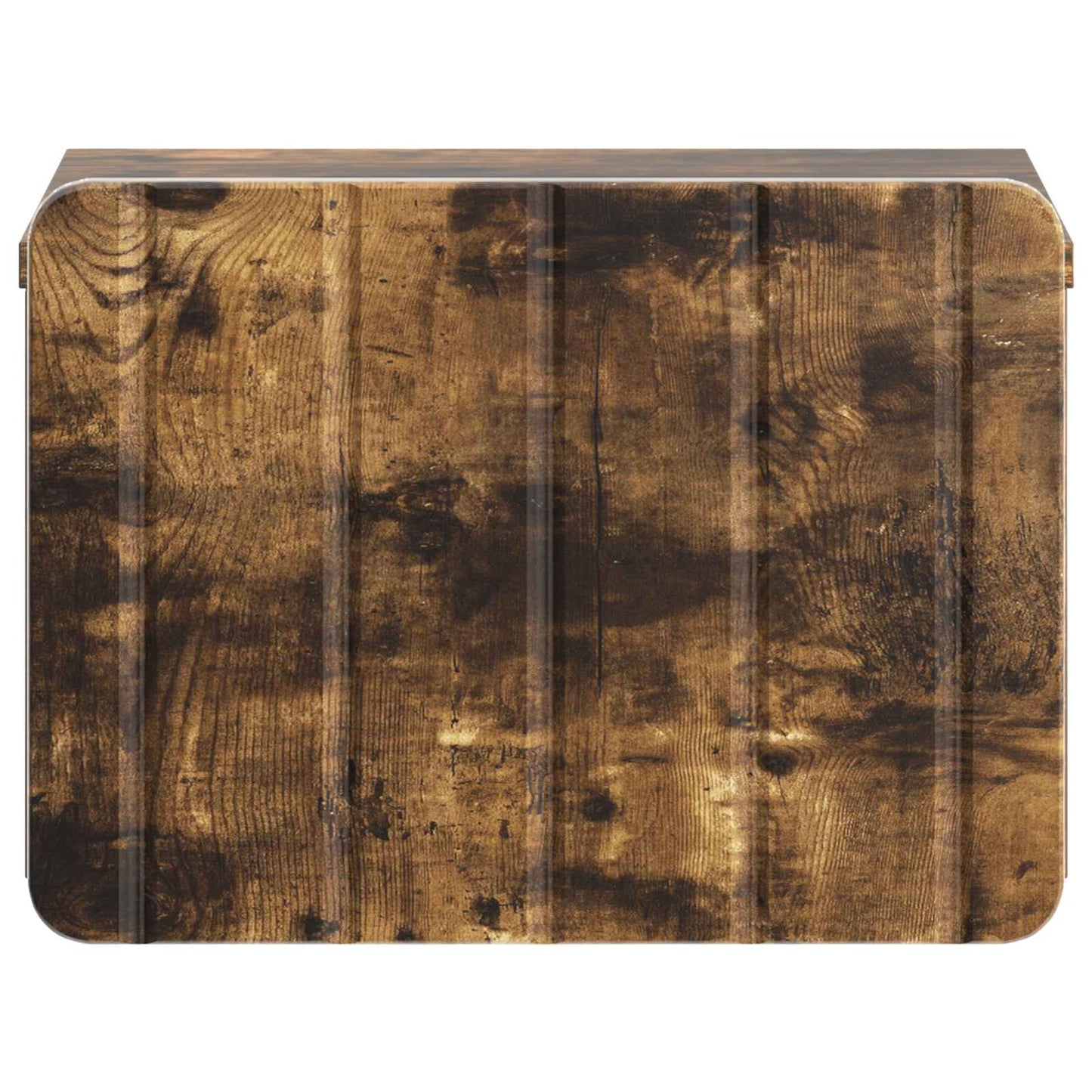 vidaXL Wall-Mounted Bedside Cabinet 2 pcs Smoked Oak 33 x 34.5 x 24 cm