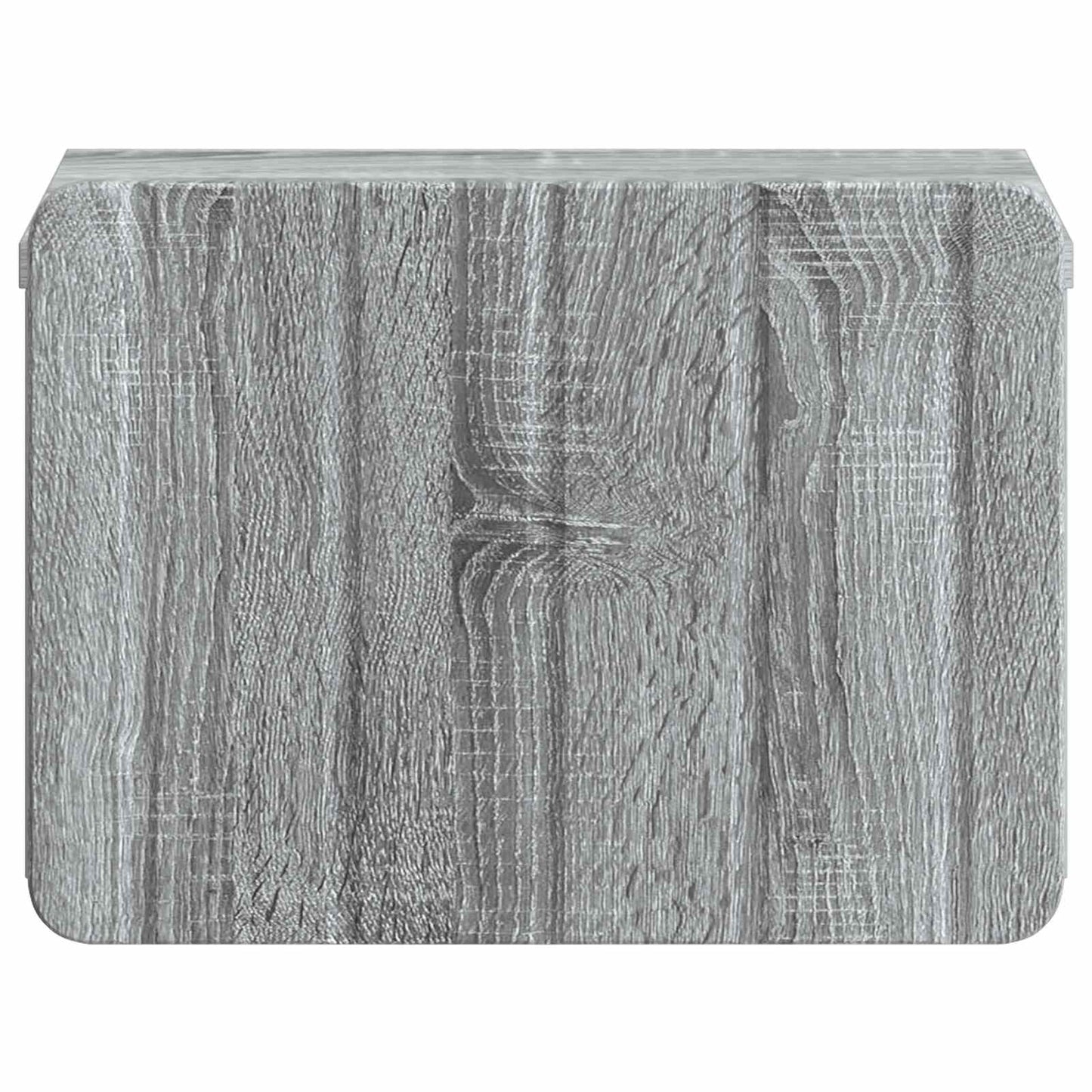 vidaXL Wall-Mounted Bedside Cabinet 2 pcs Grey Sonoma