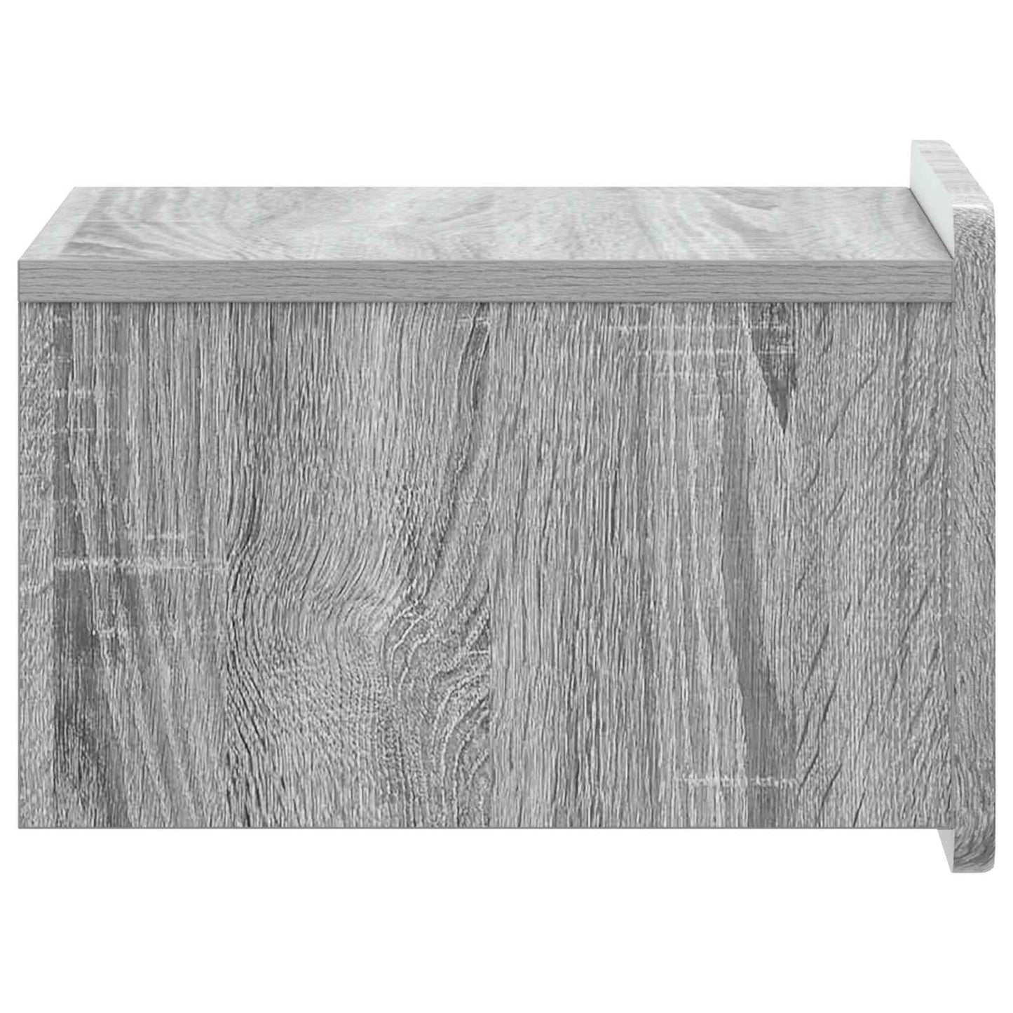 vidaXL Wall-Mounted Bedside Cabinet 2 pcs Grey Sonoma