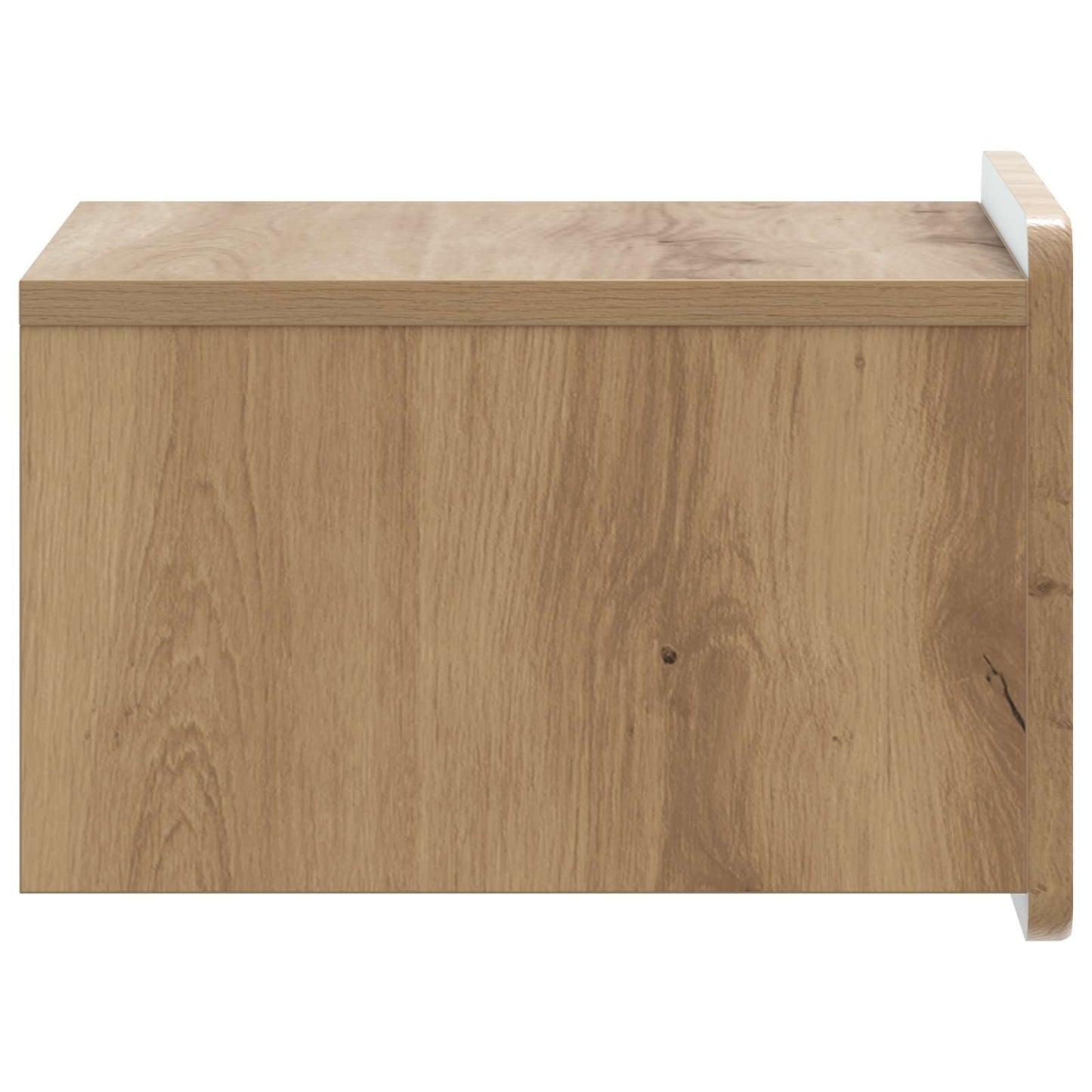 vidaXL Wall-Mounted Bedside Cabinet 2 pcs Artisan Oak