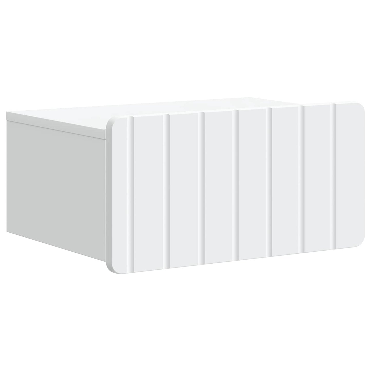 vidaXL Wall-Mounted Bedside Cabinet 2 pcs White 49 x 34.5 x 24 cm