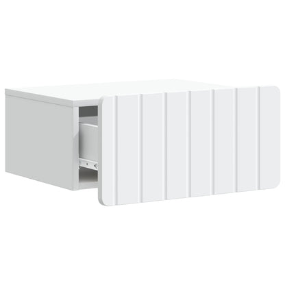 vidaXL Wall-Mounted Bedside Cabinet 2 pcs White 49 x 34.5 x 24 cm
