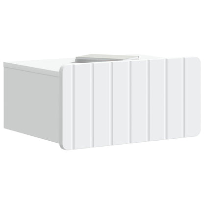 vidaXL Wall-Mounted Bedside Cabinet 2 pcs White 49 x 34.5 x 24 cm