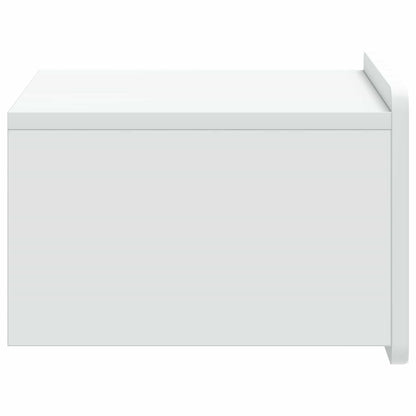 vidaXL Wall-Mounted Bedside Cabinet 2 pcs White 49 x 34.5 x 24 cm
