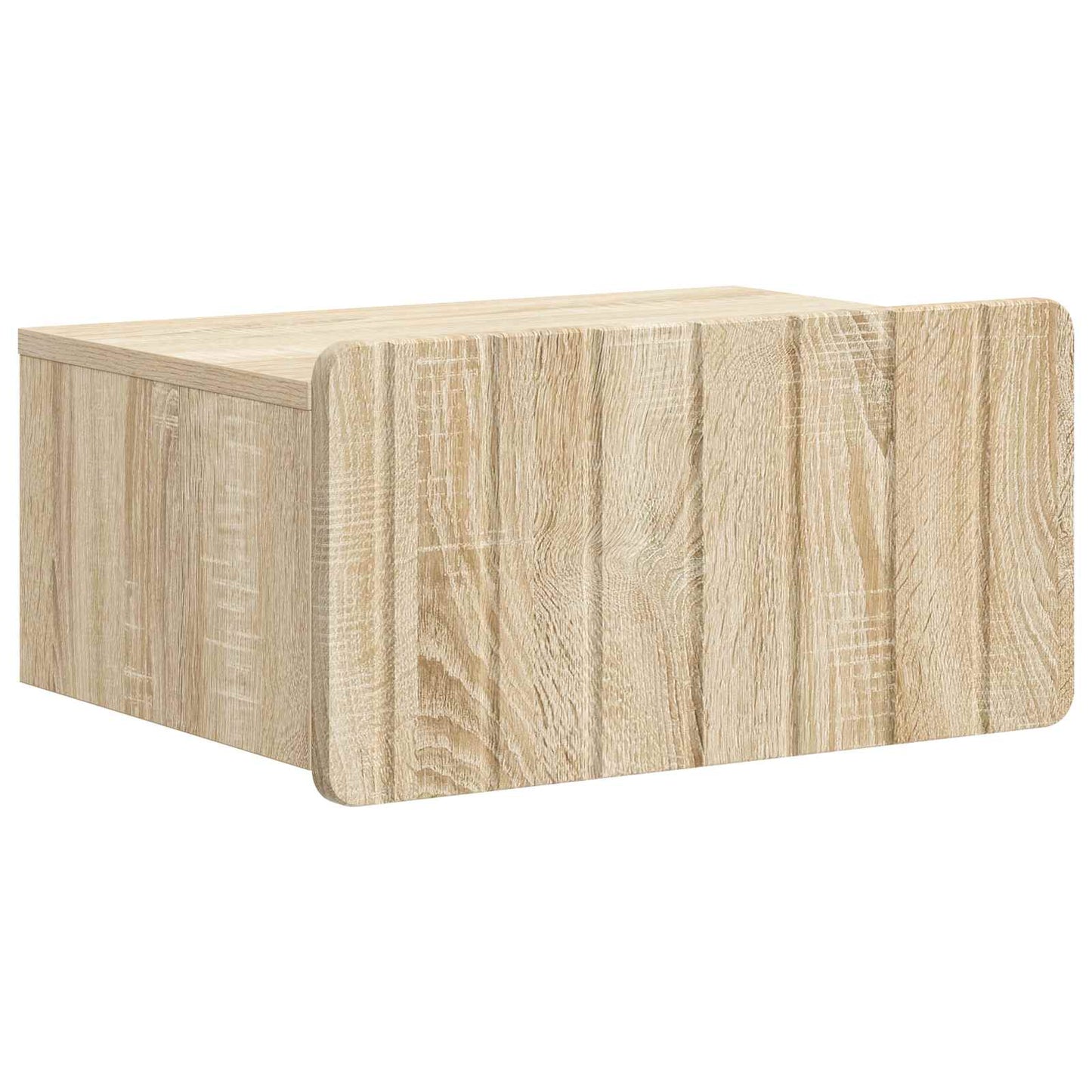 vidaXL Wall-Mounted Bedside Cabinet Sonoma Oak 49 x 34.5 x 24 cm