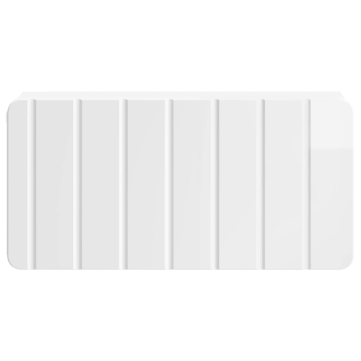 vidaXL Wall-Mounted Bedside Cabinet High Gloss White 49 x 34.5 x 24 cm