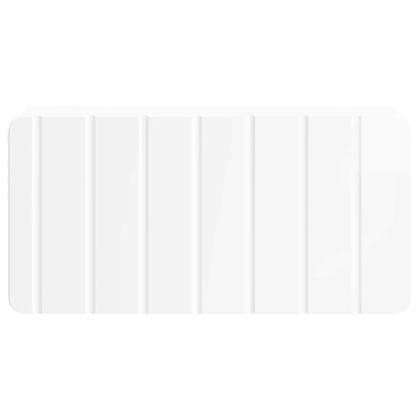 vidaXL Wall-Mounted Bedside Cabinet with Drawer 2 pcs High Gloss White