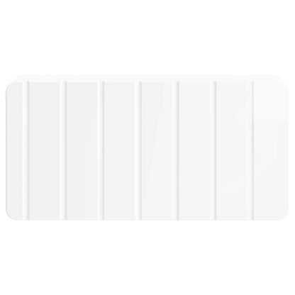 vidaXL Wall-Mounted Bedside Cabinet with Drawer 2 pcs High Gloss White