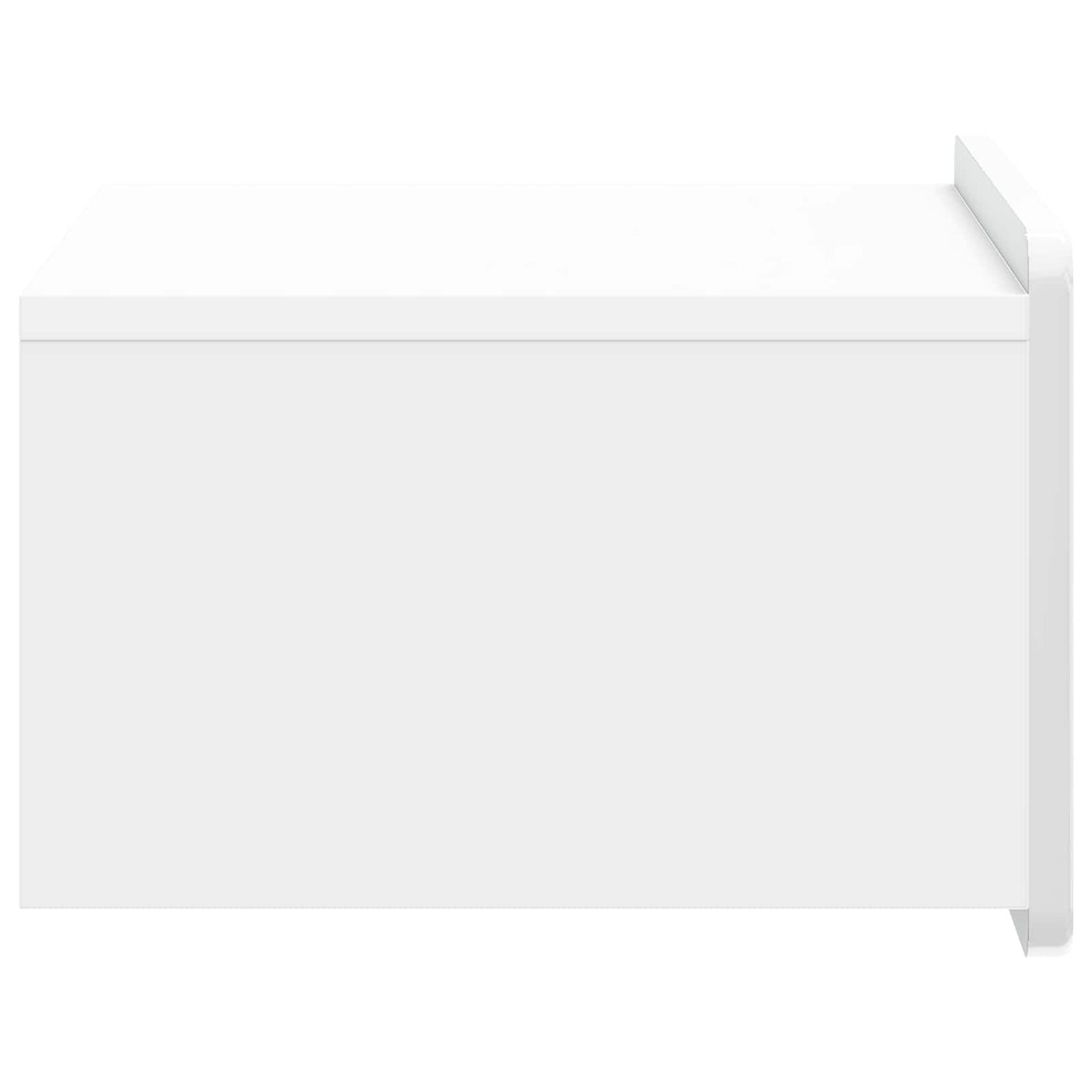 vidaXL Wall-Mounted Bedside Cabinet 2 pcs High Gloss White