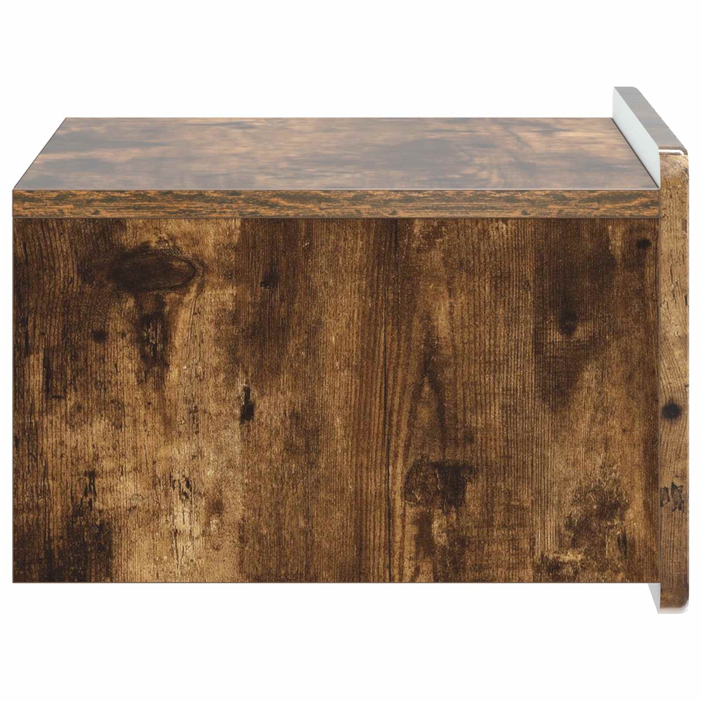 vidaXL Wall-Mounted Bedside Cabinet Smoked Oak 49 x 34.5 x 24 cm