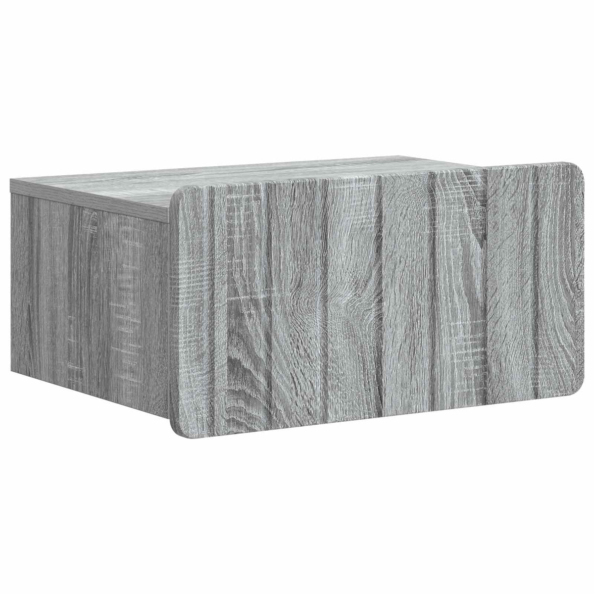 vidaXL Wall-Mounted Bedside Cabinet 2 pcs Grey Sonoma