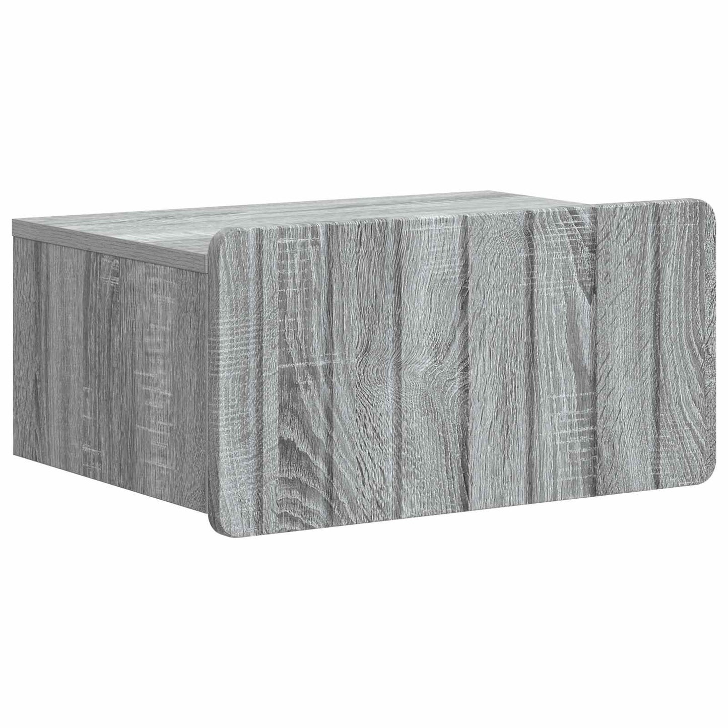 vidaXL Wall-Mounted Bedside Cabinet 2 pcs Grey Sonoma Engineered Wood