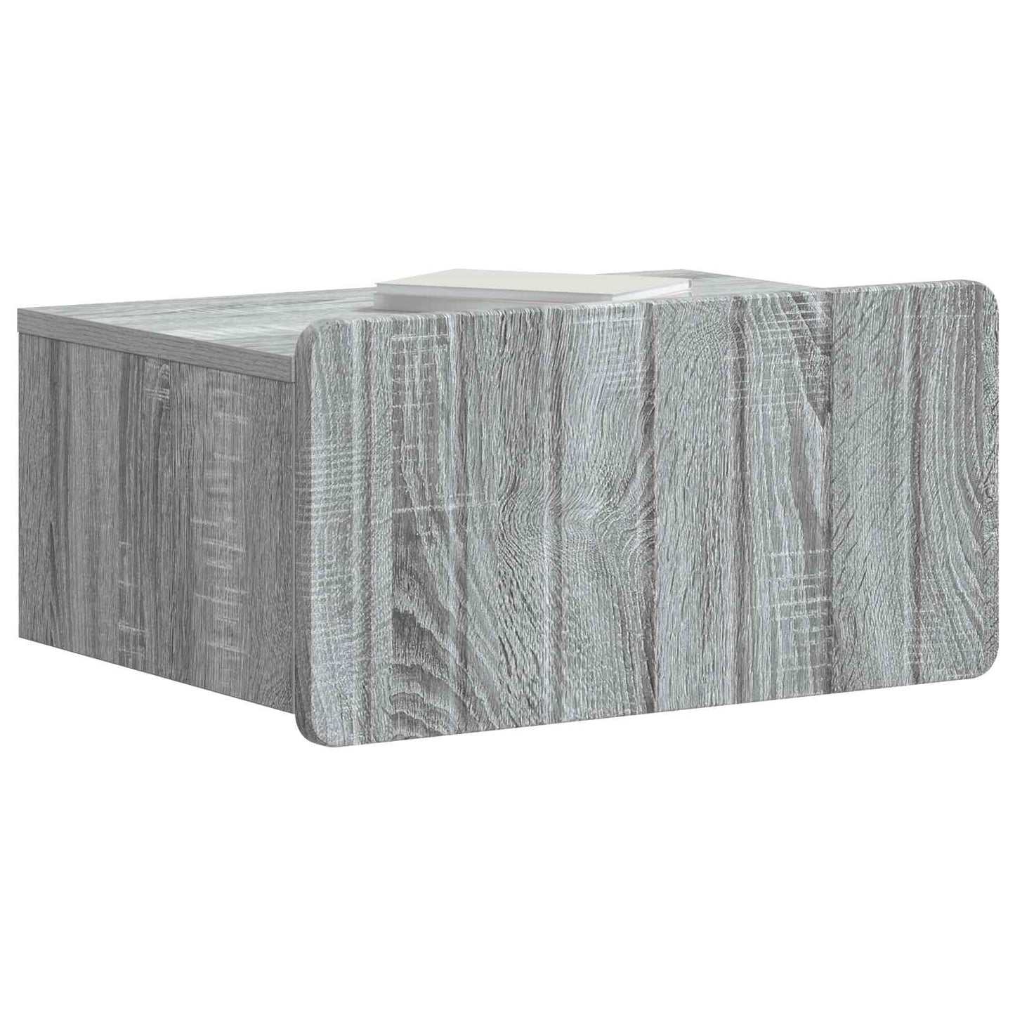 vidaXL Wall-Mounted Bedside Cabinet 2 pcs Grey Sonoma Engineered Wood