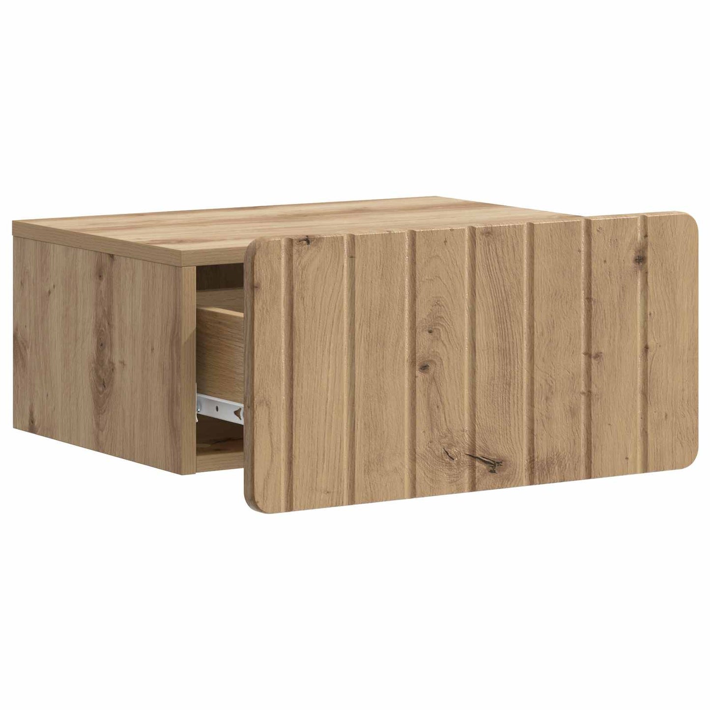 vidaXL Wall-Mounted Bedside Cabinet 2 pcs Artisan Oak