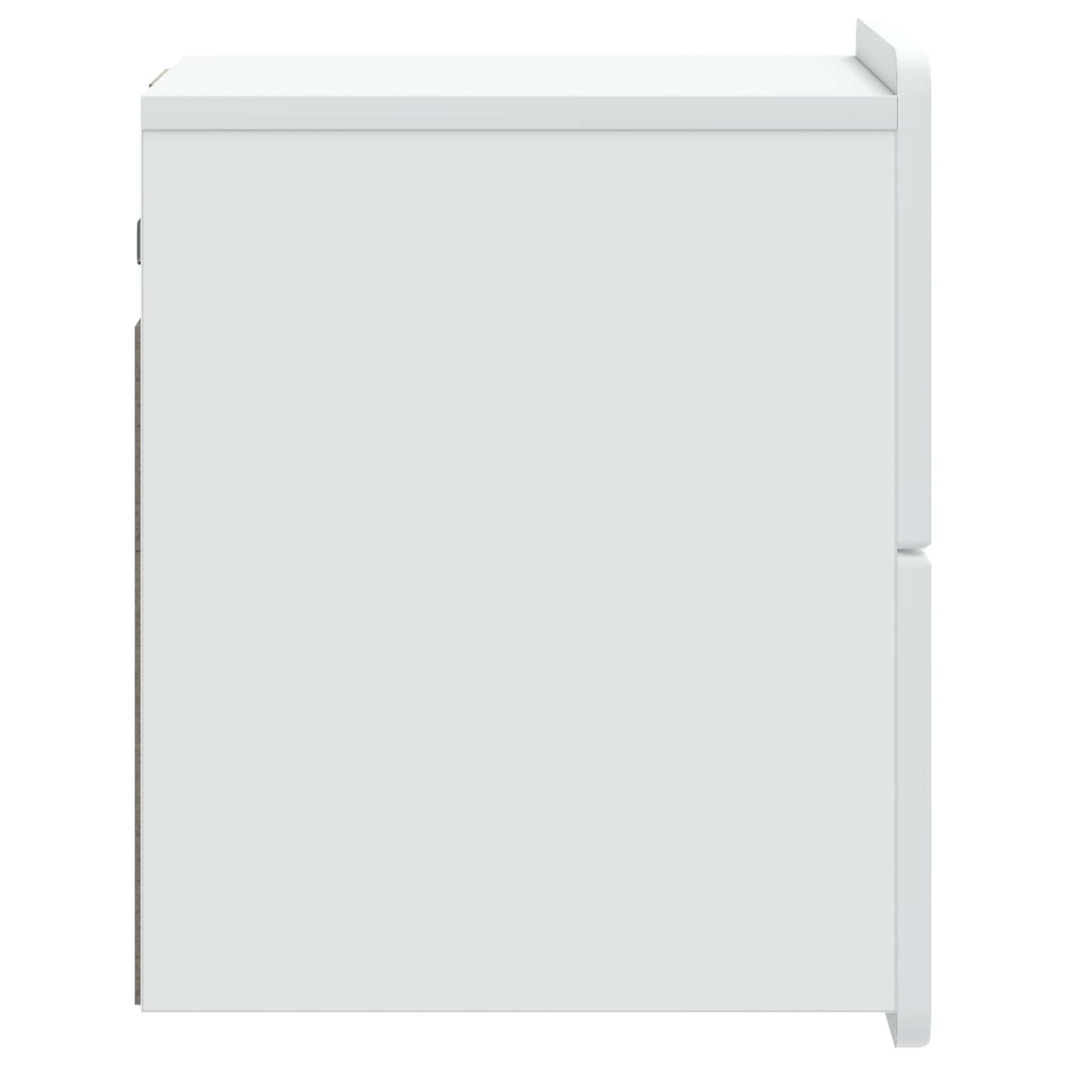 vidaXL Wall-Mounted Bedside Cabinet 2 pcs White 33 x 34.5 x 43 cm