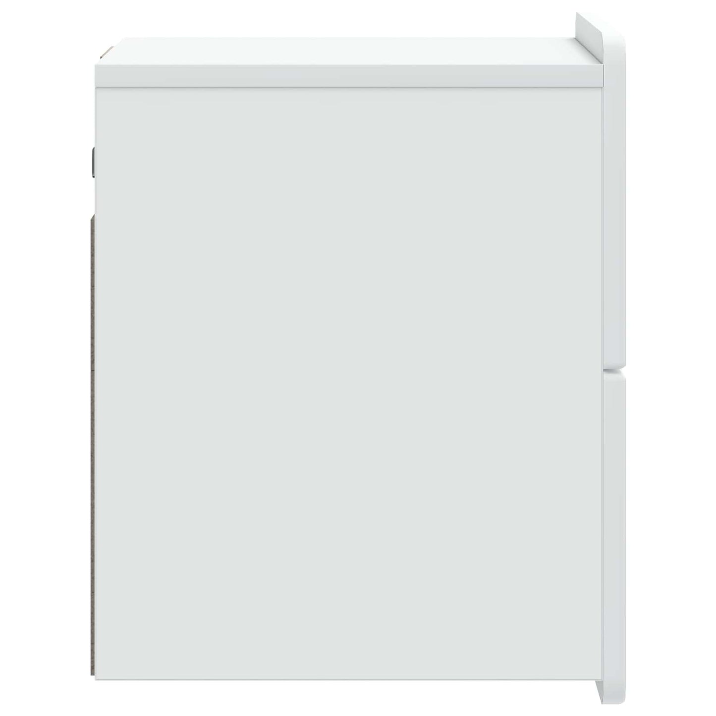 vidaXL Wall-Mounted Bedside Cabinet 2 pcs White 33 x 34.5 x 43 cm