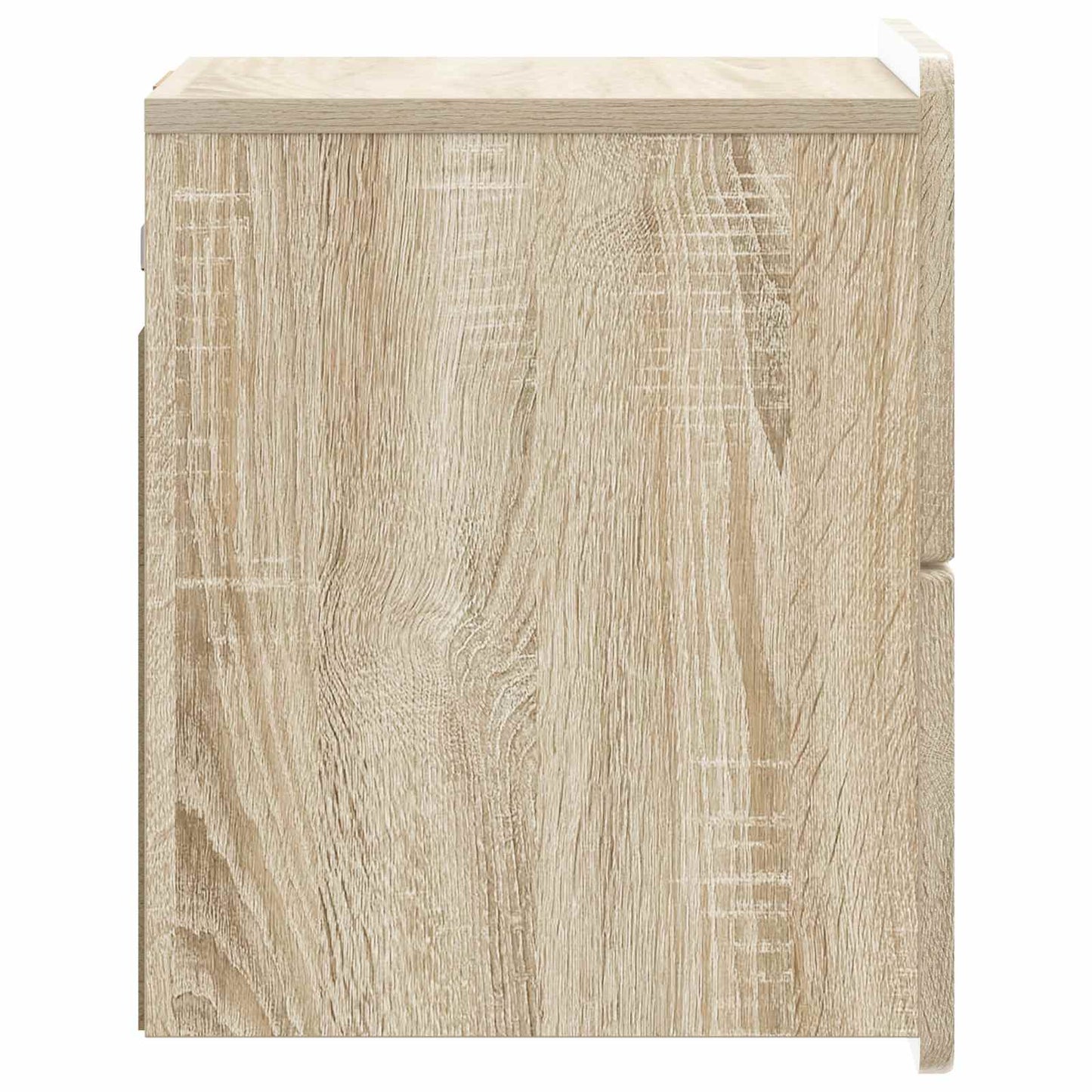 vidaXL Wall-Mounted Bedside Cabinet 2 pcs Sonoma Oak 33 x 34.5 x 43 cm