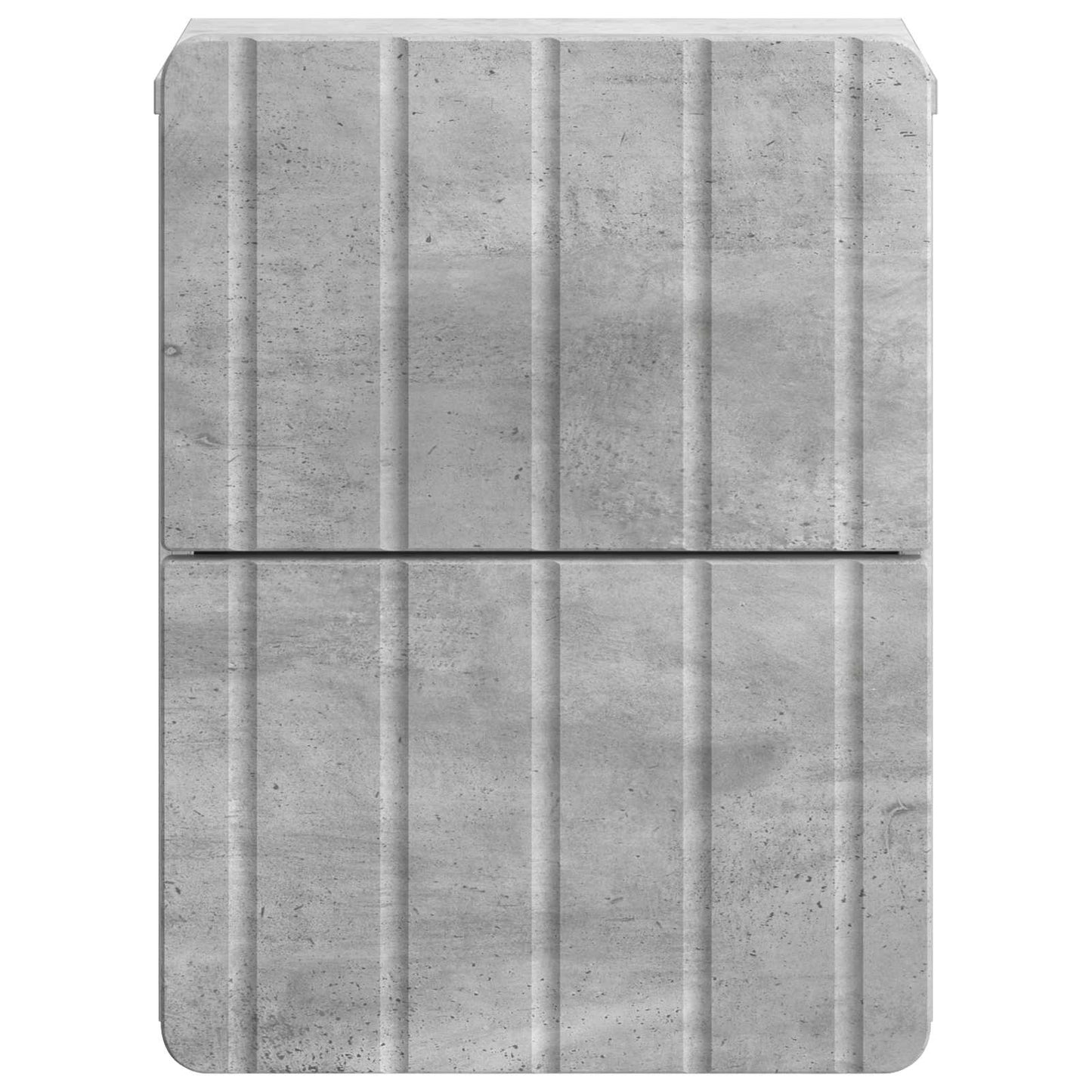 vidaXL Wall-Mounted Bedside Cabinet Concrete Grey 33 x 34.5 x 43 cm