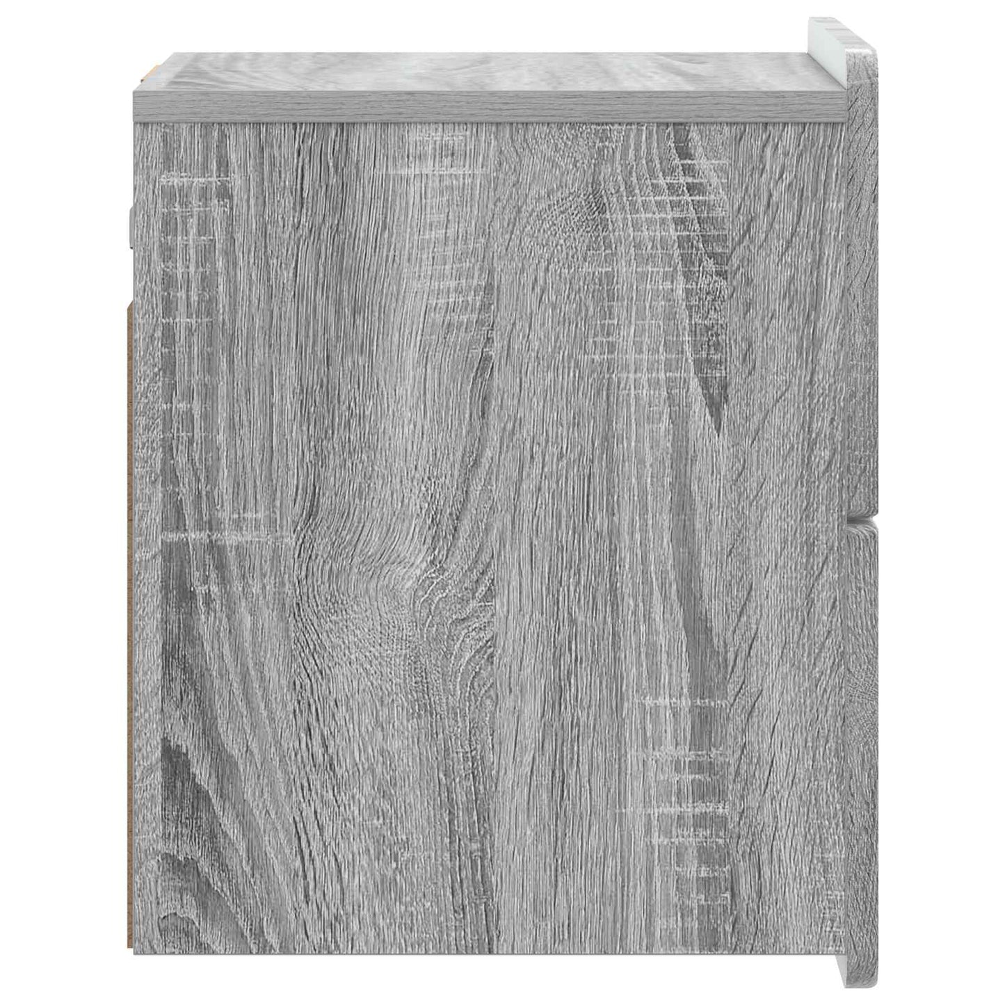 vidaXL Wall-Mounted Bedside Cabinet 2 pcs Grey Sonoma Engineered Wood