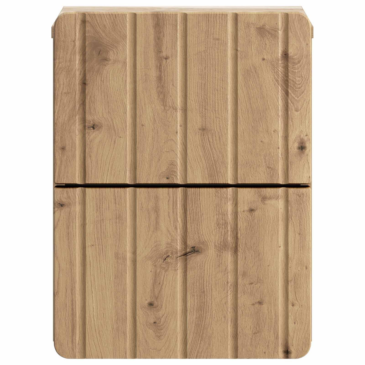 vidaXL Wall-Mounted Bedside Cabinet Artisan Oak 33 x 34.5 x 43 cm