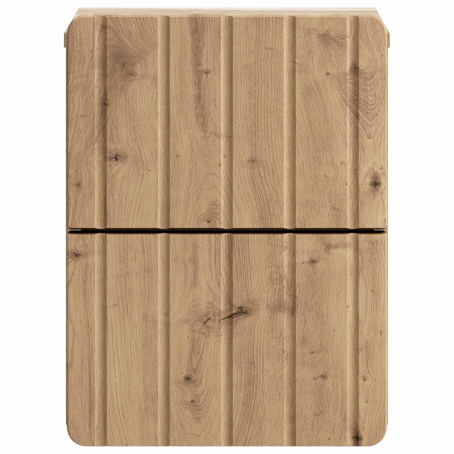 vidaXL Wall-Mounted Bedside Cabinet 2 pcs Artisan Oak