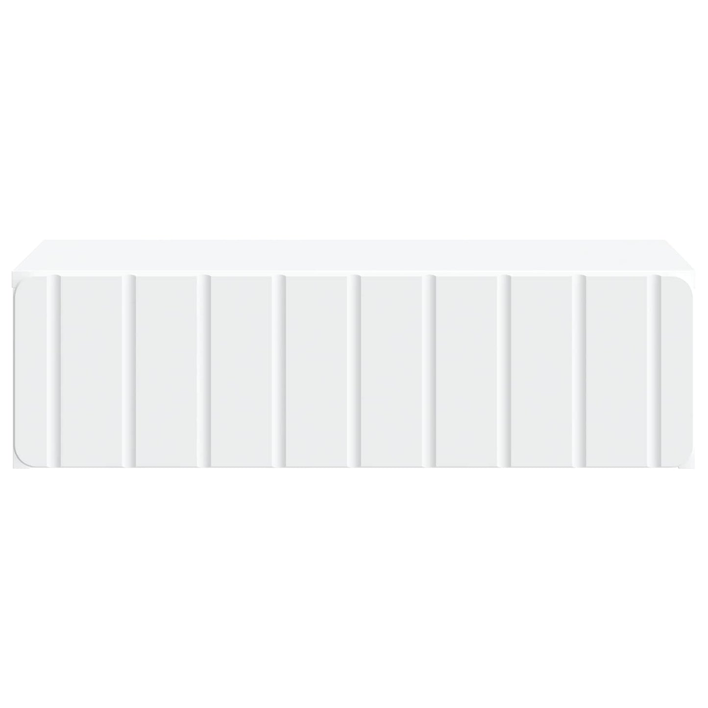 vidaXL Wall-Mounted Side Table White 59 x 34.5 x 17 cm Engineered Wood