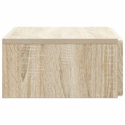 vidaXL Wall-Mounted Side Table Sonoma Oak 59 x 34.5 x 17 cm