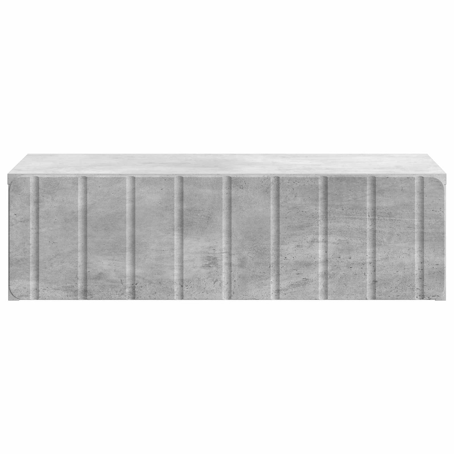 vidaXL Wall-Mounted Side Table Concrete Grey 59 x 34.5 x 17 cm
