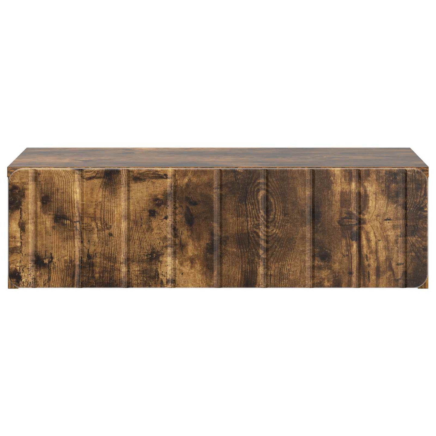 vidaXL Wall-Mounted Side Table Smoked Oak 59 x 34.5 x 17 cm