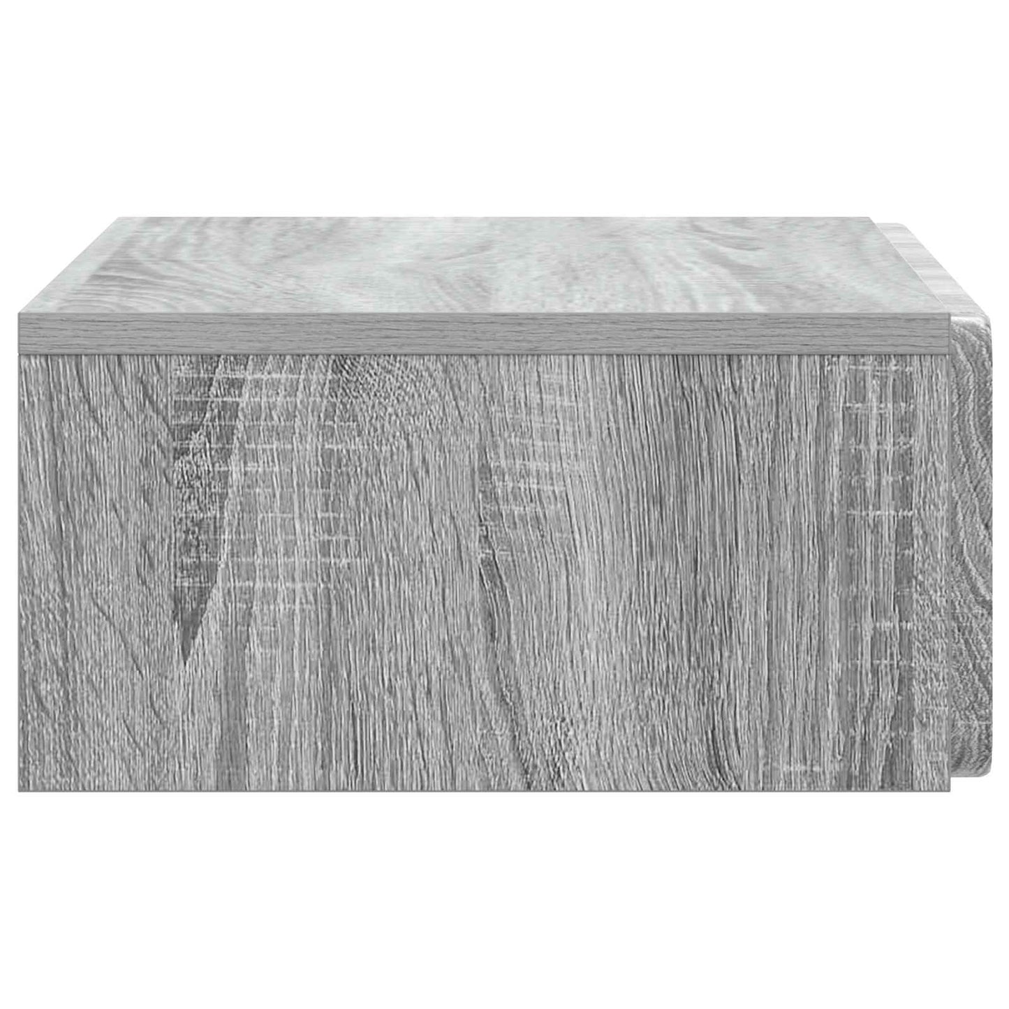 vidaXL Wall-Mounted Side Table Grey Sonoma 59 x 34.5 x 17 cm
