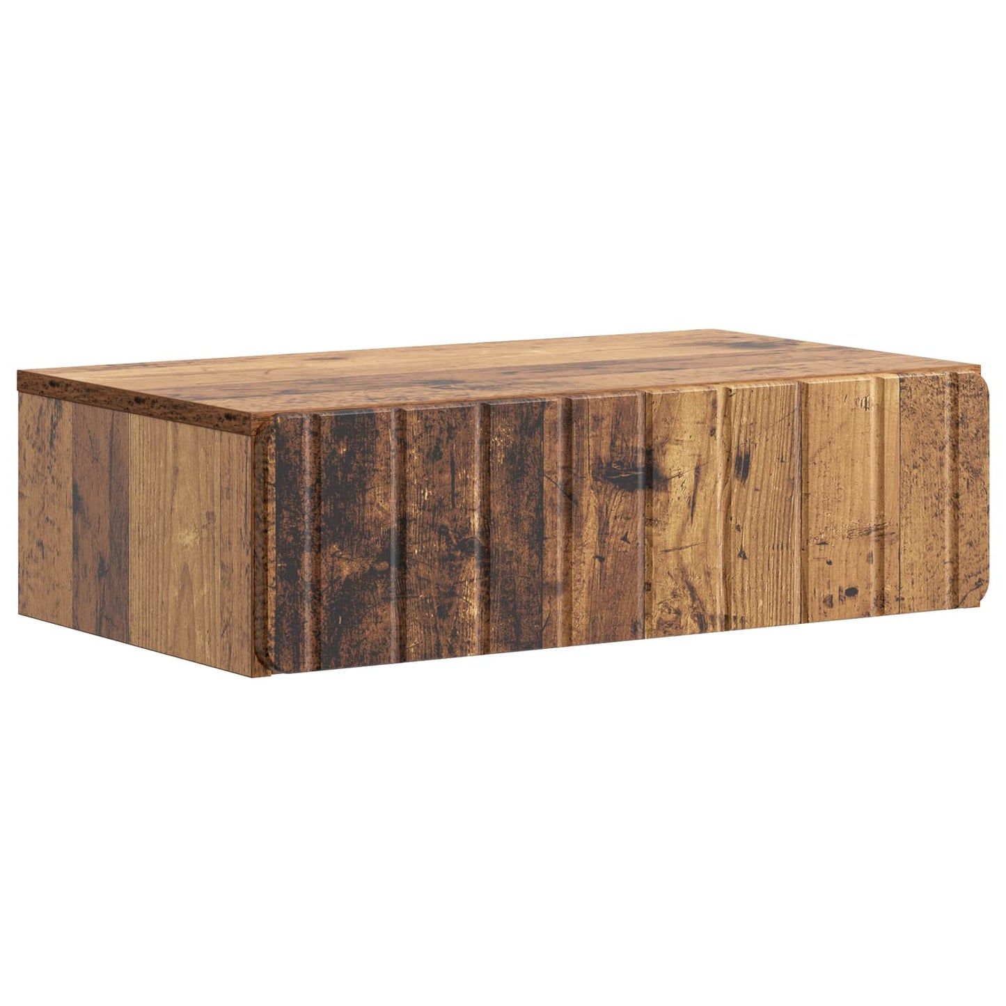 vidaXL Wall-Mounted Side Table Wall-mounted Old Wood 59 x 34.5 x 17 cm