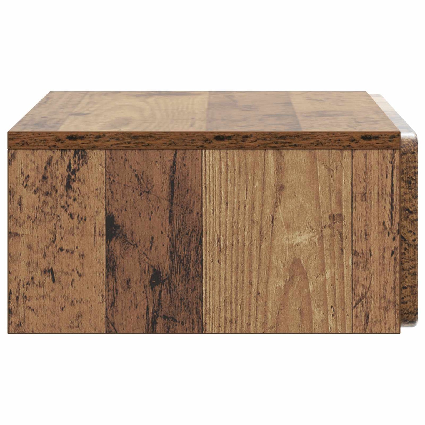 vidaXL Wall-Mounted Side Table Wall-mounted Old Wood 59 x 34.5 x 17 cm